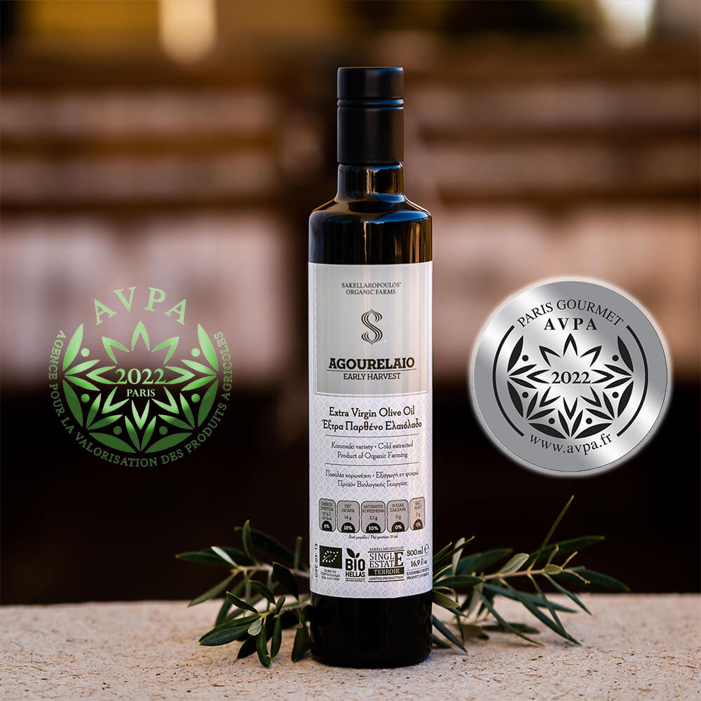 avpa competition 2022 top awards sakellaropoulos organic farms Greece olive oil early harvest