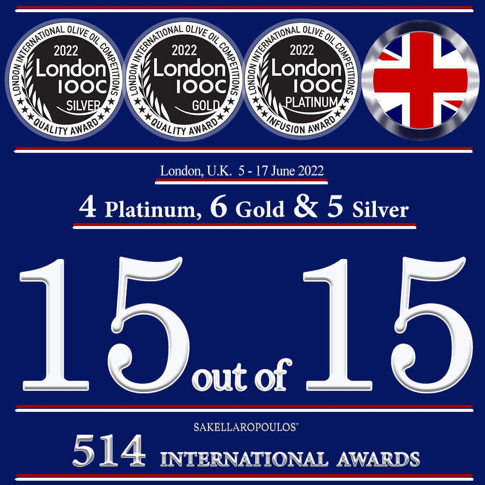 London IOOC 2022 record Greece olive oil best flavored