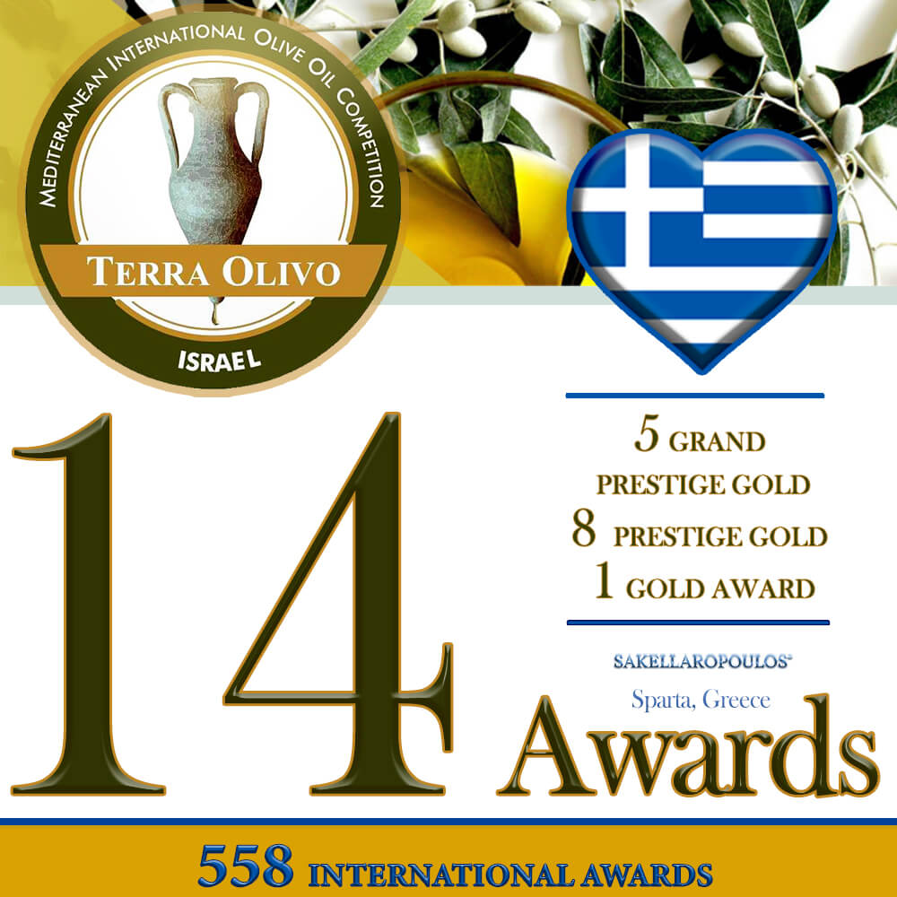 Terraolivo 2022 Sakellaropoulos Organic Farms Greece awards olive oil competition