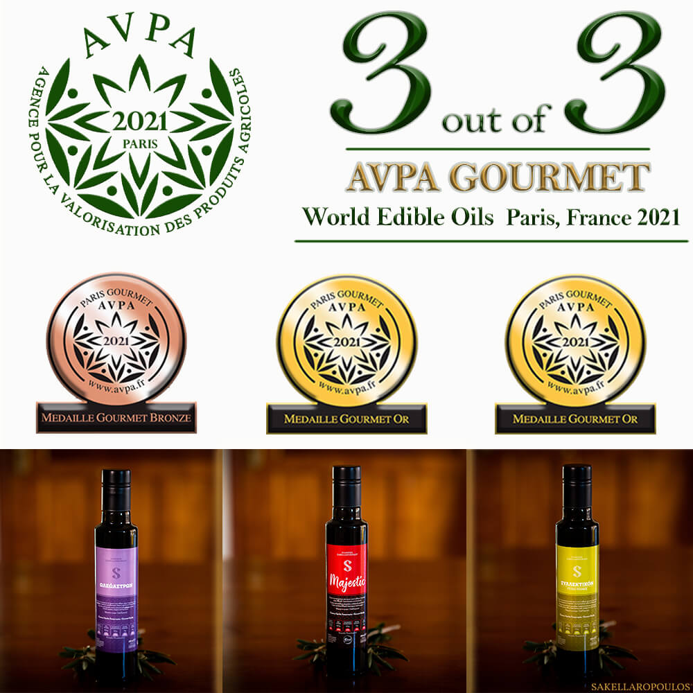 avpa world edible oils 2021 διεθνής διαγωνισμός ελαιολάδων Παρίσι