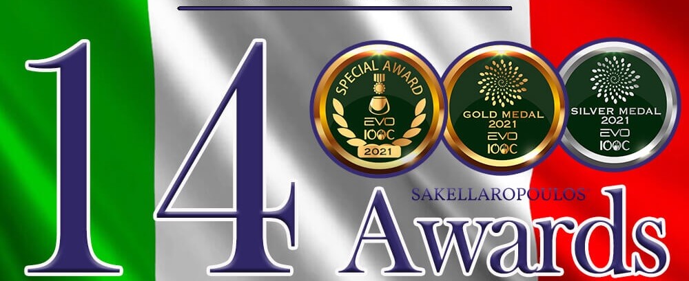 Sakellaropoulos organic farms evoiooc olive oil awards 2021 record italy