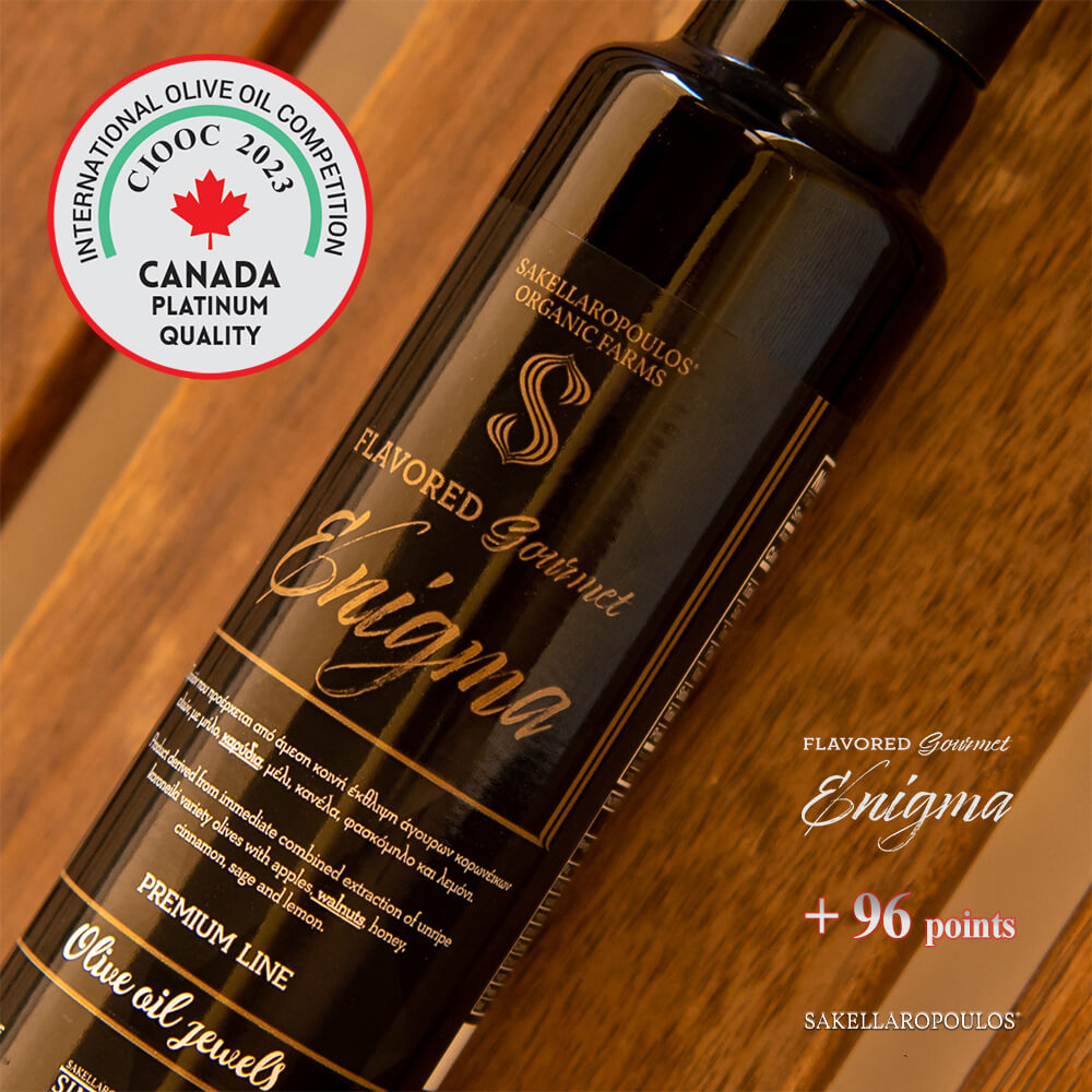 Canada IOOC 2023 διεθνής διαγωνισμός ελαιολάδων Μόντρεαλ Καναδά Enigma Flavored Gourmet Platinum Πλατινένιο βραβείο