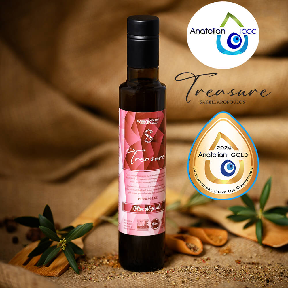 anatolian iooc 2024 flavored olive oils Treasure gold best gourmet