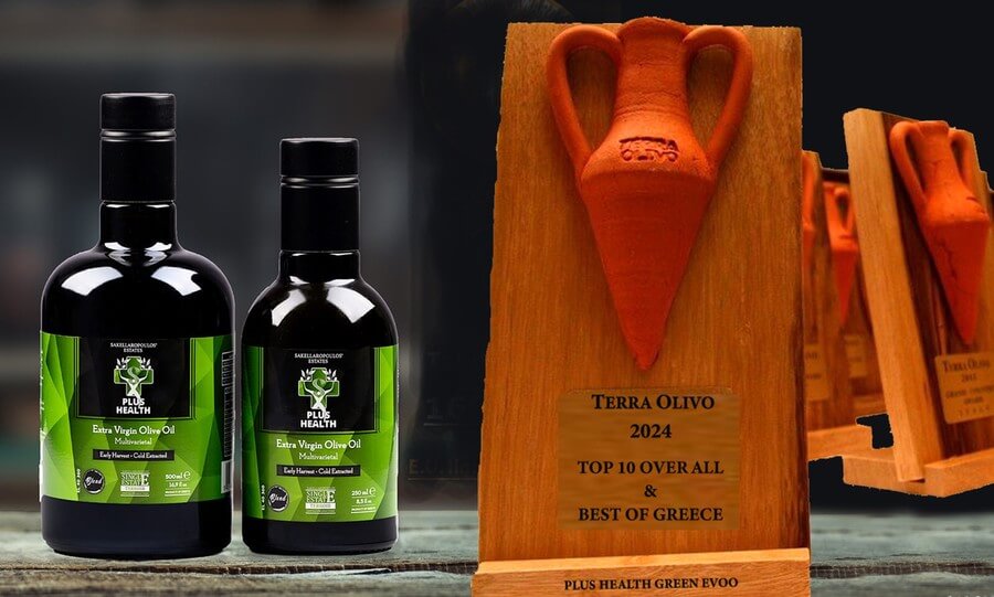 TERRAOLIVO 2024 Record Ελαιώνες Σακελλαρόπουλου ελαιόλαδο Grand Prestige Gold Καλύτερο ελαιόλαδο