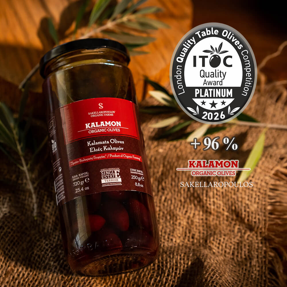 London IOOC 2026 record Greece Kalamata organic natural olives best score platinum award