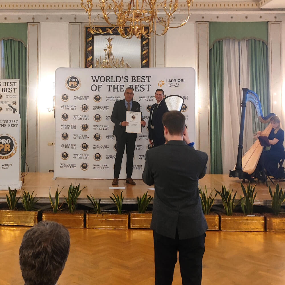 PRO PR GLOBE ACHIEVEMENT AWARDS 2025 Greece agriculture innovation Sakellaropoulos Sparta 