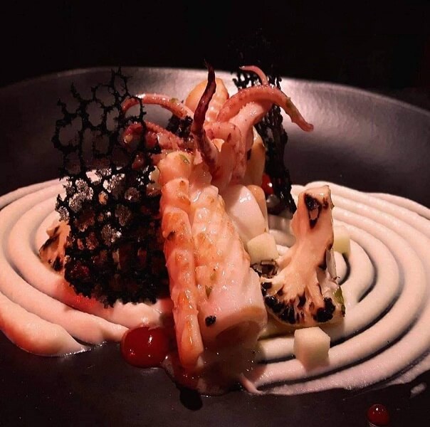 chef agious spyros calamari cauliflower
