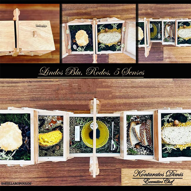 chef kontaratos 5 senses αρμονια βιολογικό ελαιόλαδο