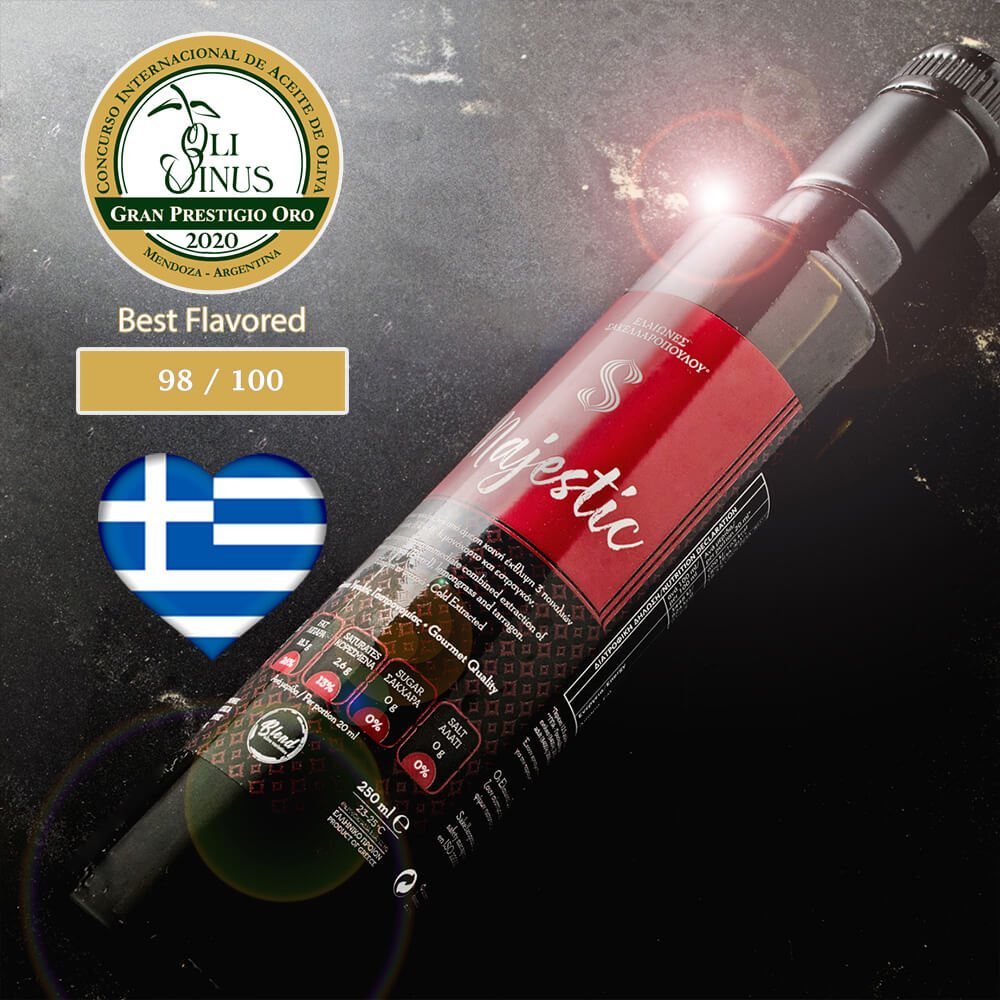ελαιόλαδο majestic βράβευση olivinus 2020 παγκόσμια διεθνής