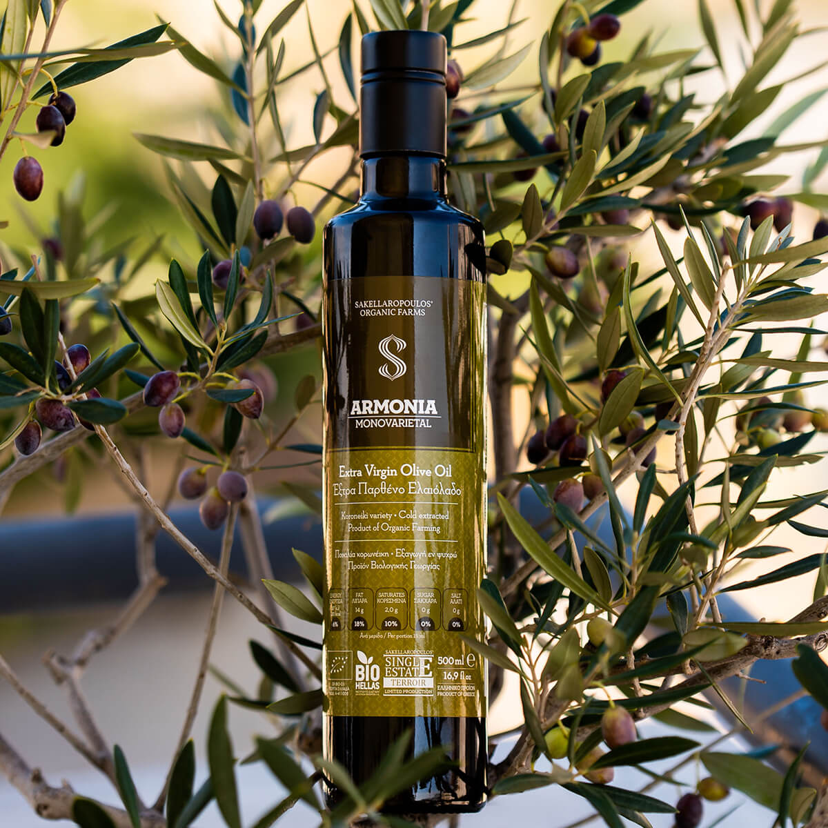 Organic Extra Virgin olive oil low acidity award premium gourmet