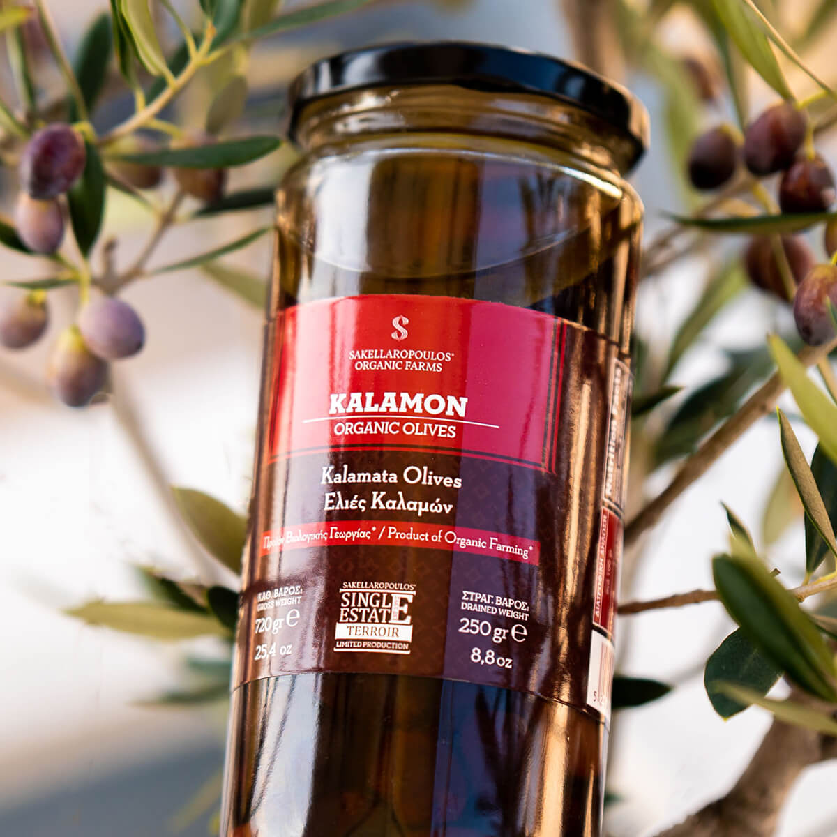 ελιές φυσικές καλαμών βραβεία gourmet olives superior kalamata organic βιολογικές