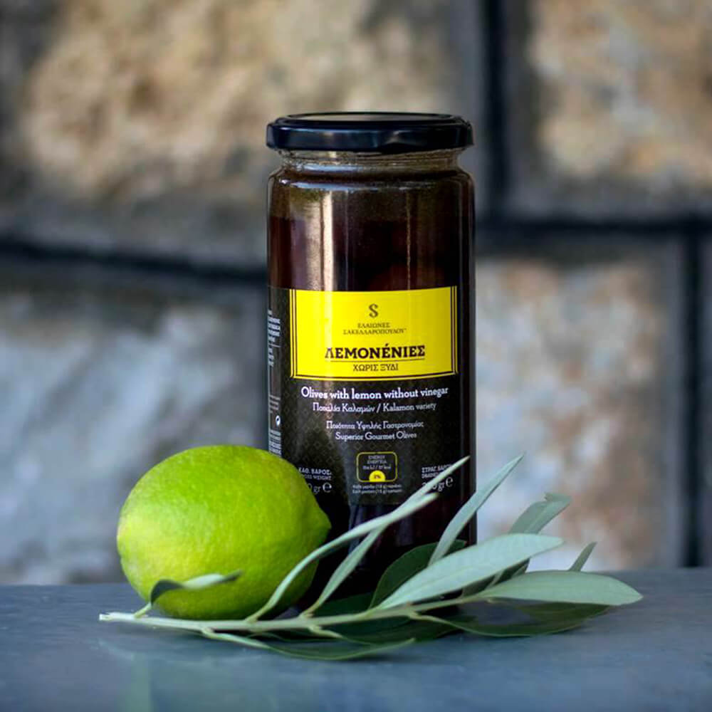 Kalamata olives without vinegar with lemon lemonenies superior gourmet greek