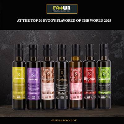 Λακωνία: Στην κορυφή της παγκόσμιας κατάταξης ελαιολάδων 2025 οι ελαιώνες Σακελλαρόπουλου