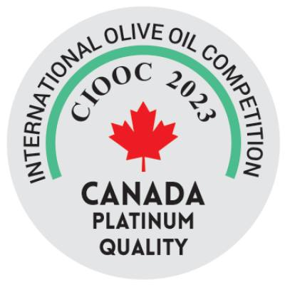 Canada IOOC 2023: 13 Olive Oil Awards in 13 Participations