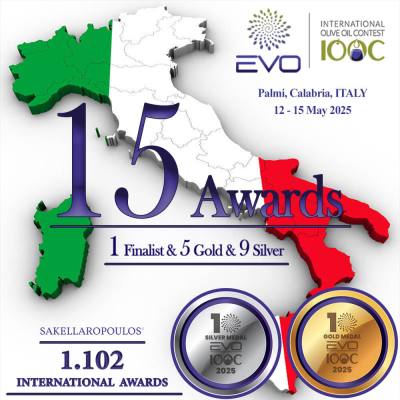 15 out of 15 in Calabria, Italy for Sakellaropoulos Organic Farms