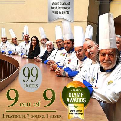 Ιστορικό ρεκόρ στα OLYMP TASTE AWARDS 2021 για τους ελαιώνες Σακελλαρόπουλου με 99%!