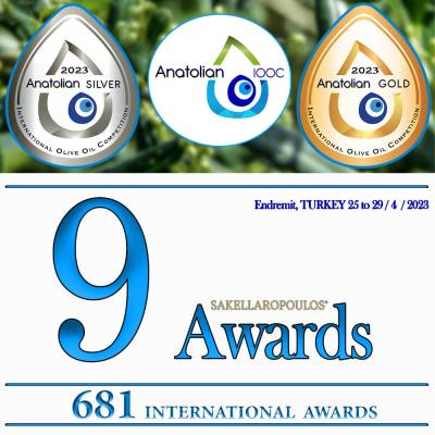 Nine (9) unique awards for Sakellaropoulos Organic Farms in Turkey