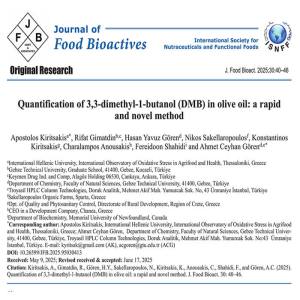 DMB: Ένα καινοτόμο βιοενεργό συστατικό του ελαιολάδου