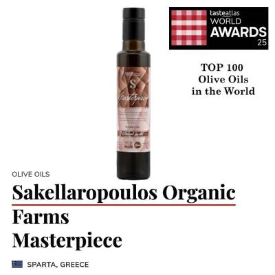 Sakellaropoulos Organic Farms top the World’s Taste Atlas 2025 List