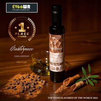 Sakellaropoulos Organic Farms at the 1st place of the 2022 world ranking of olive oils