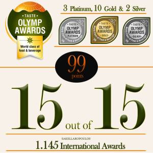 99/100 για τους ελαιώνες Σακελλαρόπουλου στα OLYMP Taste Awards 2025