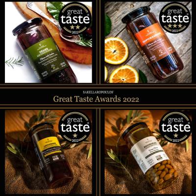 Great Taste Awards 2022 - Οι Ελαιώνες Σακελλαρόπουλου μετρούν τ’ άστρα στο Λονδίνο!