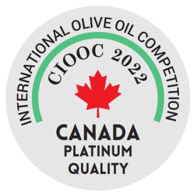 Canada IOOC 2022: 15 Olive Oil Awards in 15 Participations