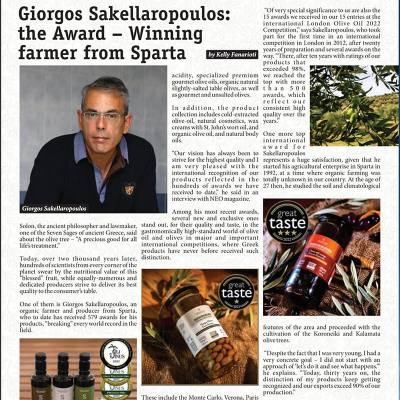 Giorgos Sakellaropoulos: the Award – Winning farmer from Sparta